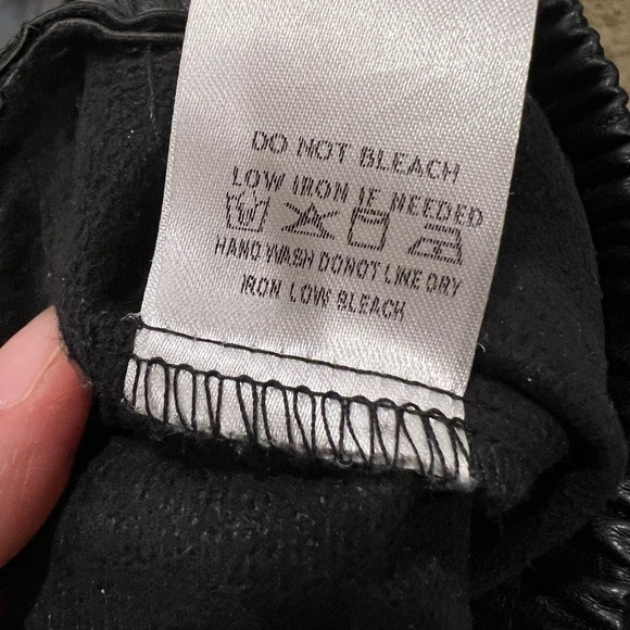 Bohme Sahara Vegan Faux Leather Women’s Black Jogger Pants Size Medium - Picture 11 of 15